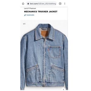 Men’s Levi’s Denim Jean Jacket Size Medium